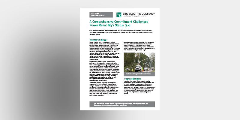 A Comprehensive Commitment Challenges Power Reliability’s Status Quo