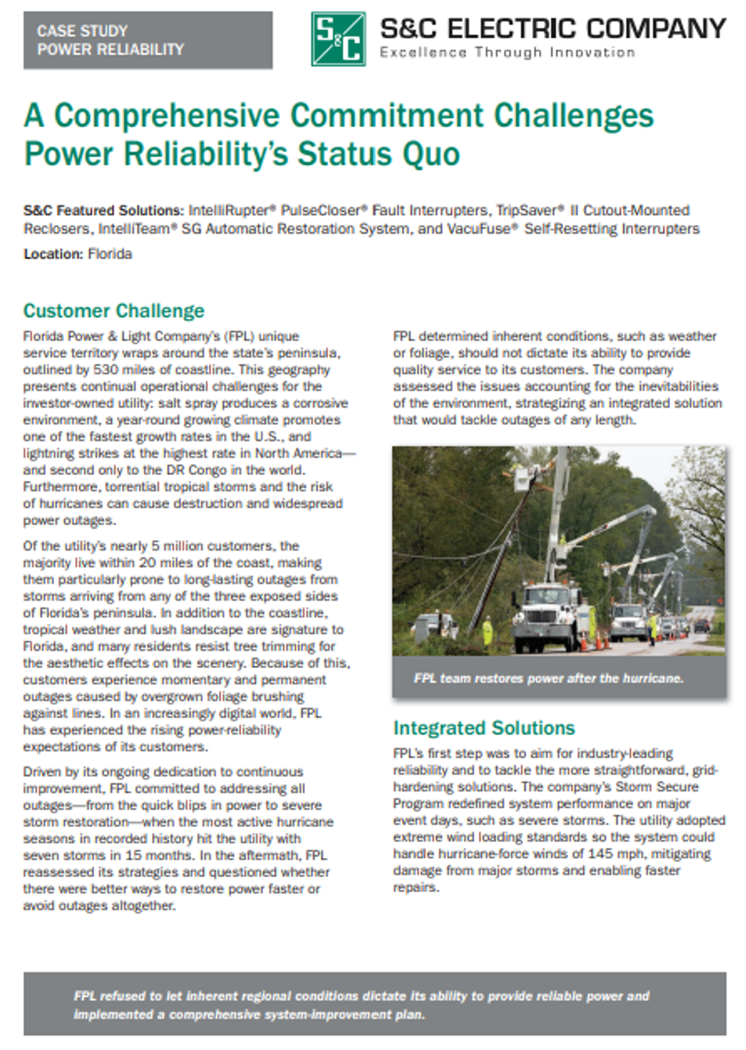 A Comprehensive Commitment Challenges Power Reliability’s Status Quo Case Study Thumbnail