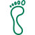 footprint icon footprint icon