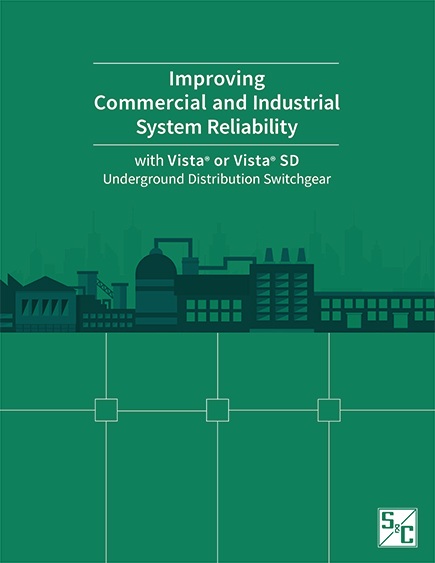 PDF of improving commercial and industrial system reliability with vista or vista sd underground distribution switchgear