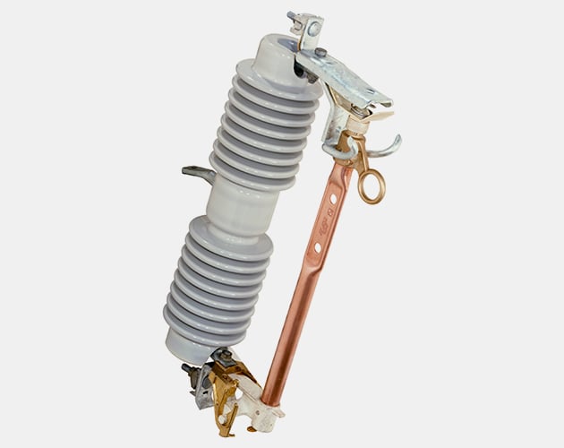 Type X S Fuse Cutout for outdoor distribution 4 point 16 k V through 25 k V fuse cutout, type xs fuse, protection to overhead distribution systems