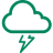cloud lightning icon